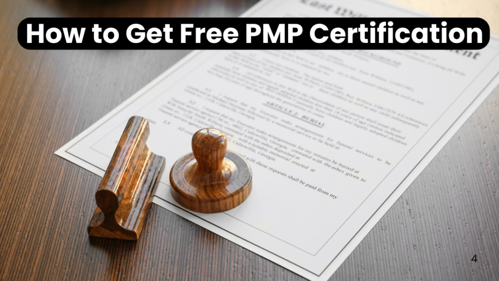 How to Get Free PMP Certification